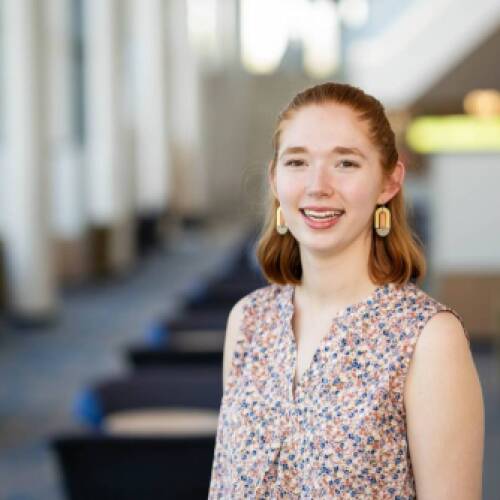 Bri Hofman ('27), a double major in cell & molecular biology & music, is awarded a Van Andel Student Summer Research Fellowship for Summer 2025